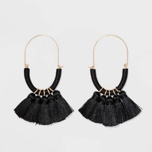 Multi-tassel Pom Pom Threader Earrings, Sugarfix by Baublebar, Nickel Free